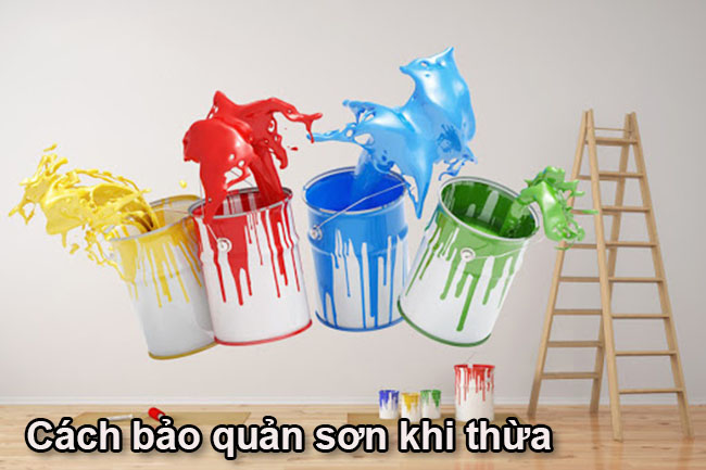Cách bảo quản sơn lót nội thất