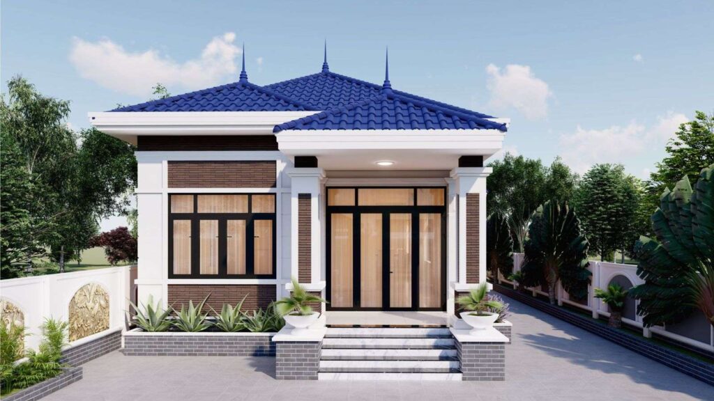 Phối màu sơn nhà đẹp cấp 4 theo sở thích gia chủ