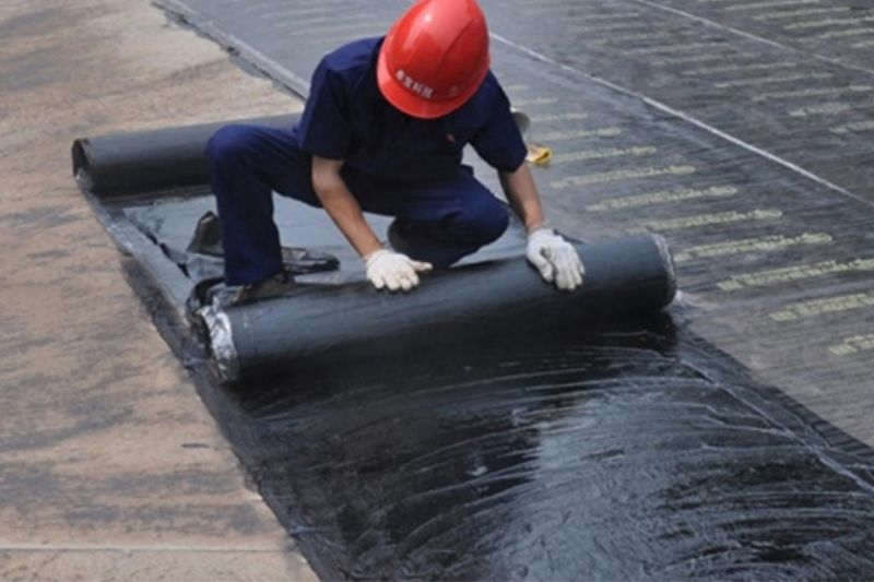Chống thấm ngược bằng màng khò bitum