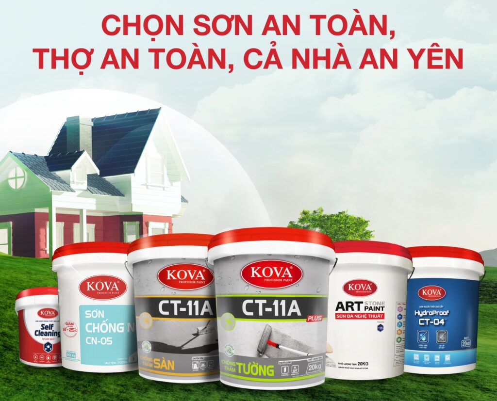 Kho Phụ Kiện Xây Dựng phân phối sơn Kova chính hãng Kho Phụ Kiện Xây Dựng phân phối sơn Kova chính hãng
