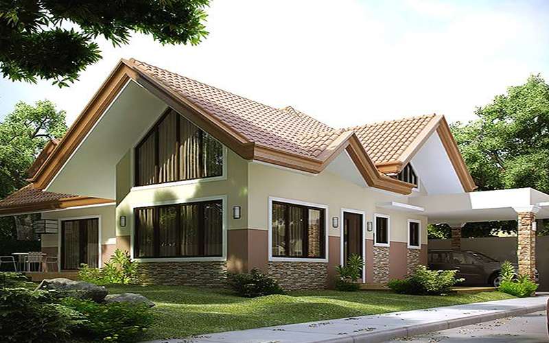 Chọn màu nâu hạt dẻ cho không gian ngoại thất