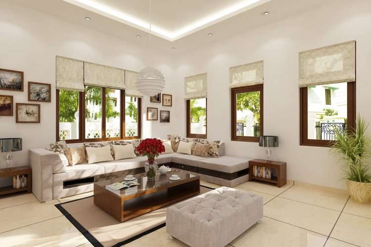 Màu sơn phòng khách đẹp cho nhà cấp 4