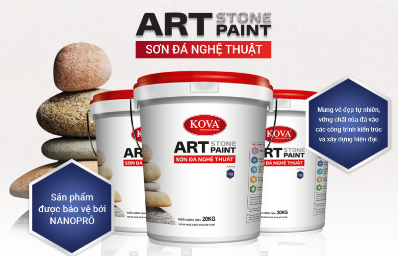 Bảng giá sơn giả đá Kova Bảng giá sơn giả đá Kova