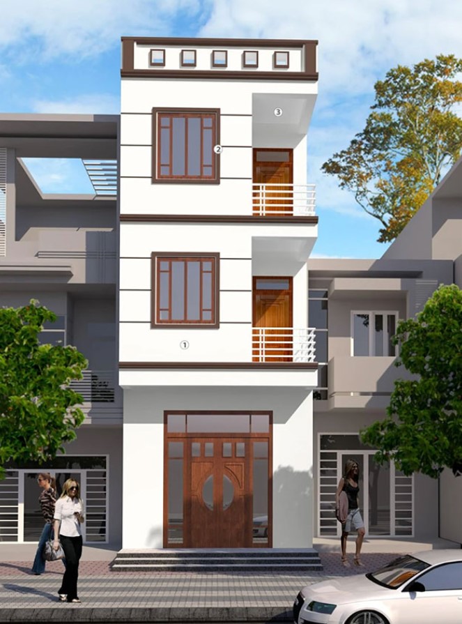 sơn nhà phố mặt tiền