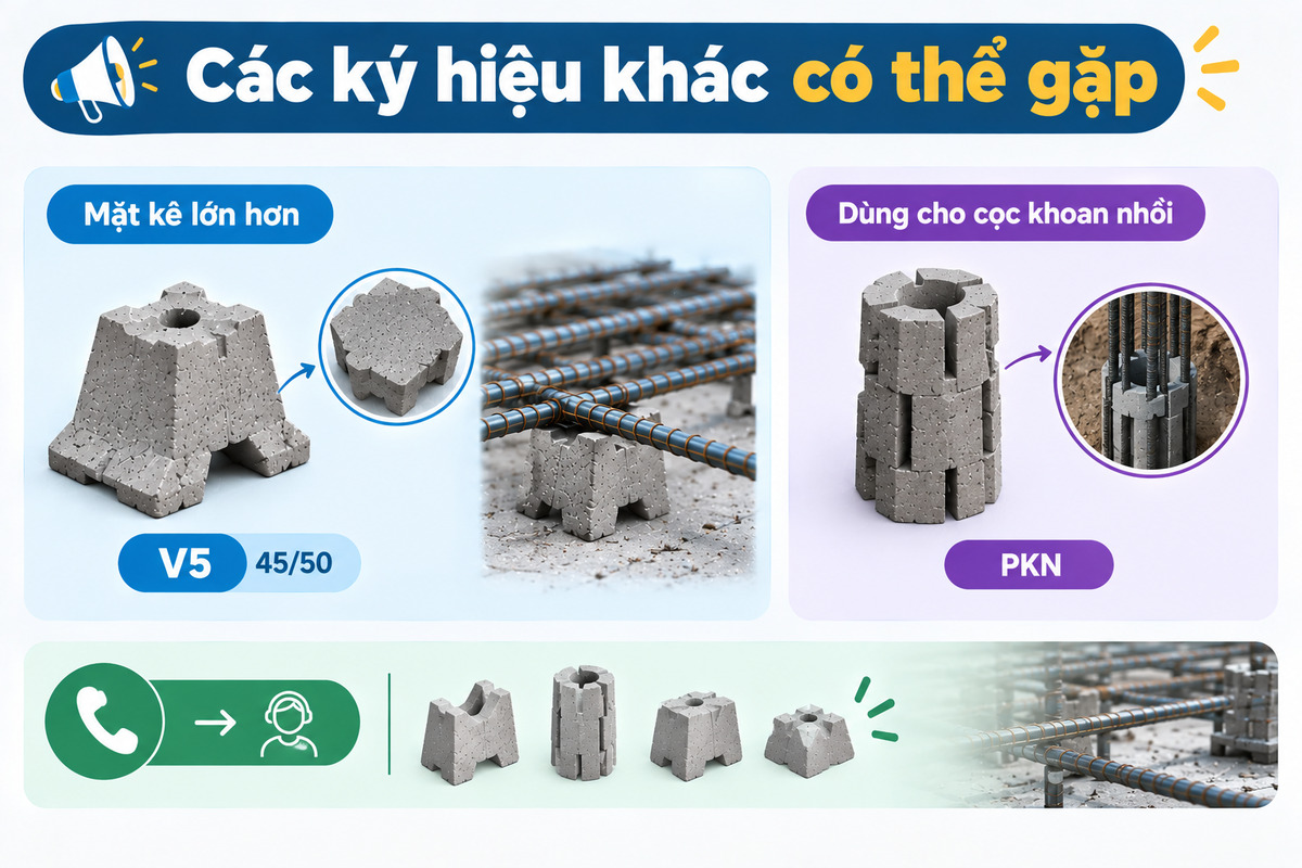 Các ký hiệu khác có thể gặp trên thị trường