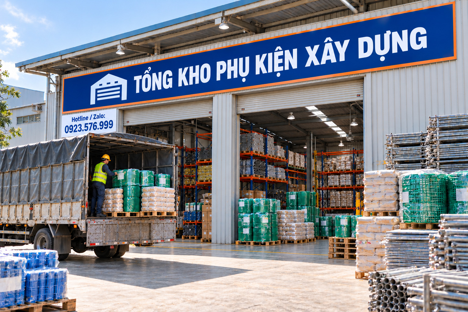 Kho Phụ Kiện Xây Dựng - Cung cấp lưới bao che công trình